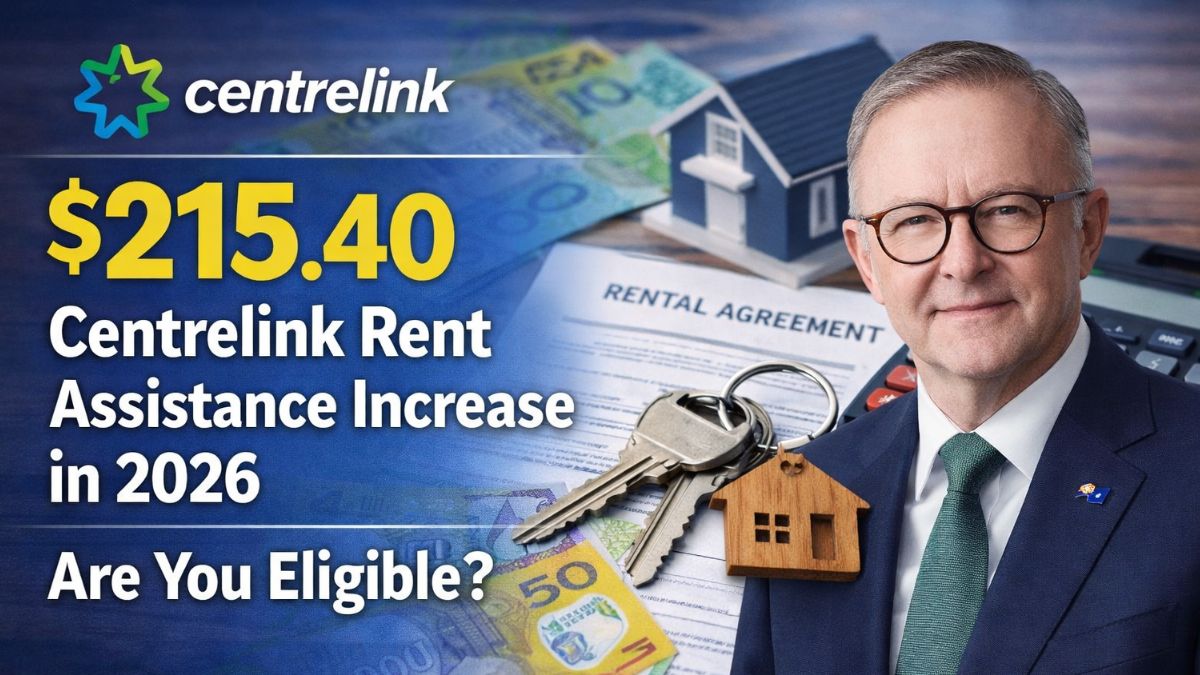 $215.40 Centrelink Rent Assistance Increase in 2026